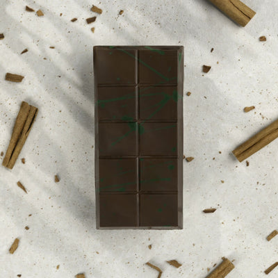 Date-Sweetened Mystika & Cinnamon Kunafa Chocolate Bar