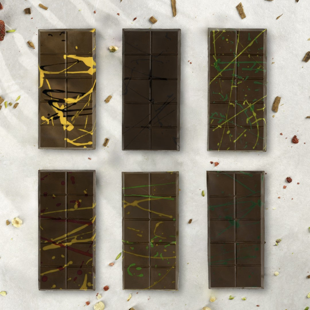 Date-Sweetened Pistachio Cream Kunafa Chocolate Bar