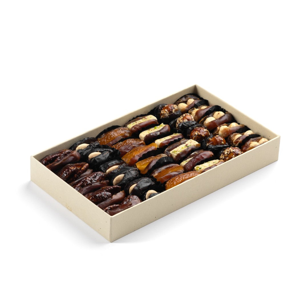 Assorted Healthy Sustainable Rectangular Date Box - 450g