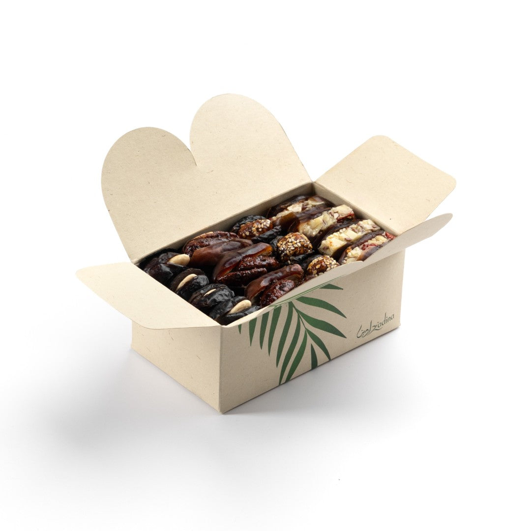 Assorted Healthy Sustainable Ballotin Date Box - 300g