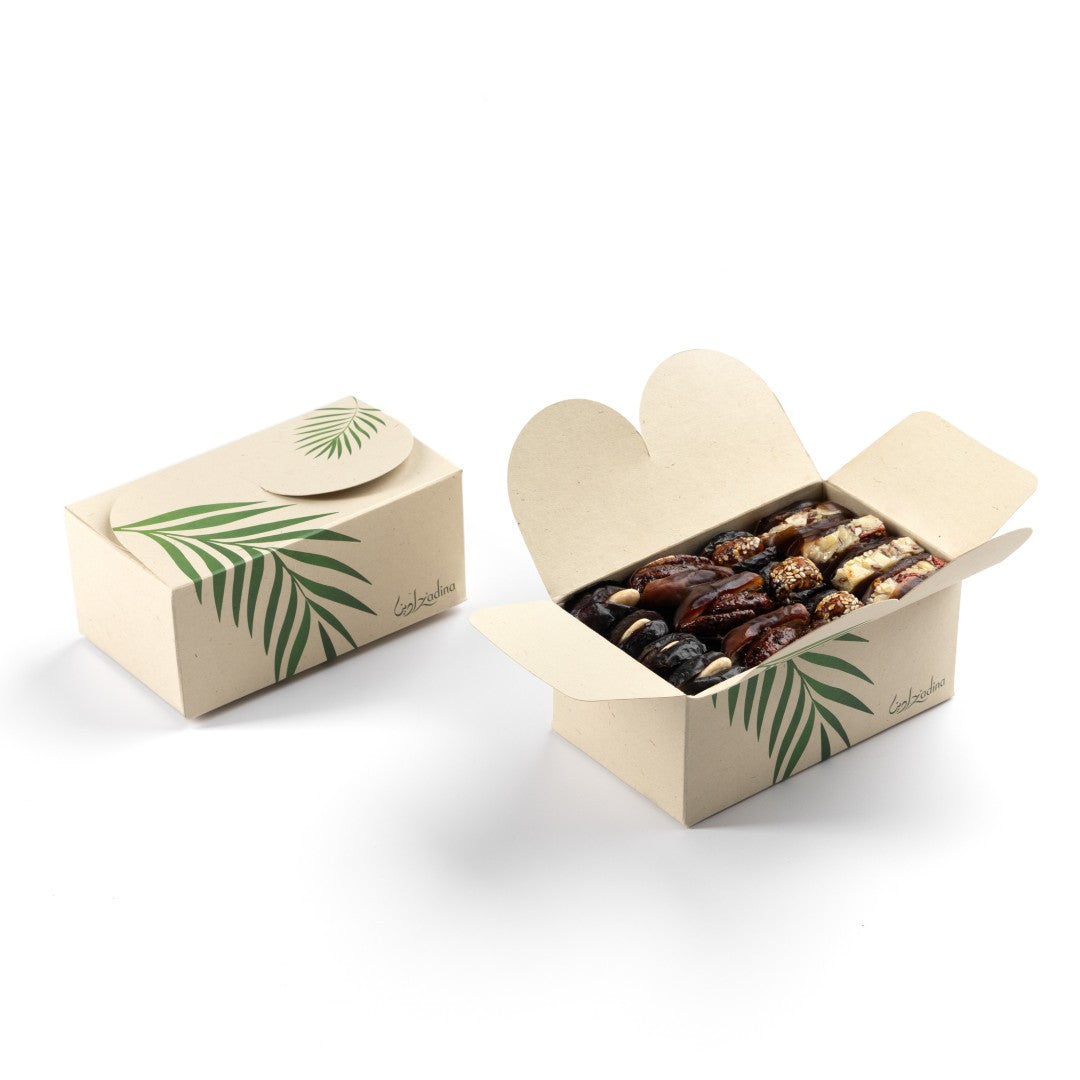 Assorted Healthy Sustainable Ballotin Date Box - 300g