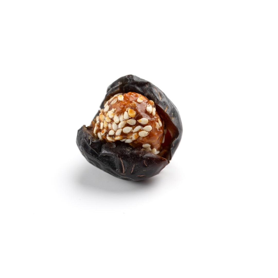 Ajwa Dates With Caramelized Macadamia Nuts