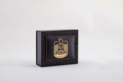 UAE Logo Leather Box With Assorted Dates