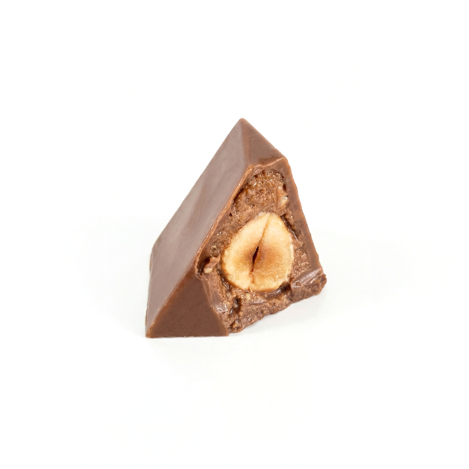 Milk Chocolate with Caramelised Hazelnut Gianduja & Crunchy Hazelnuts