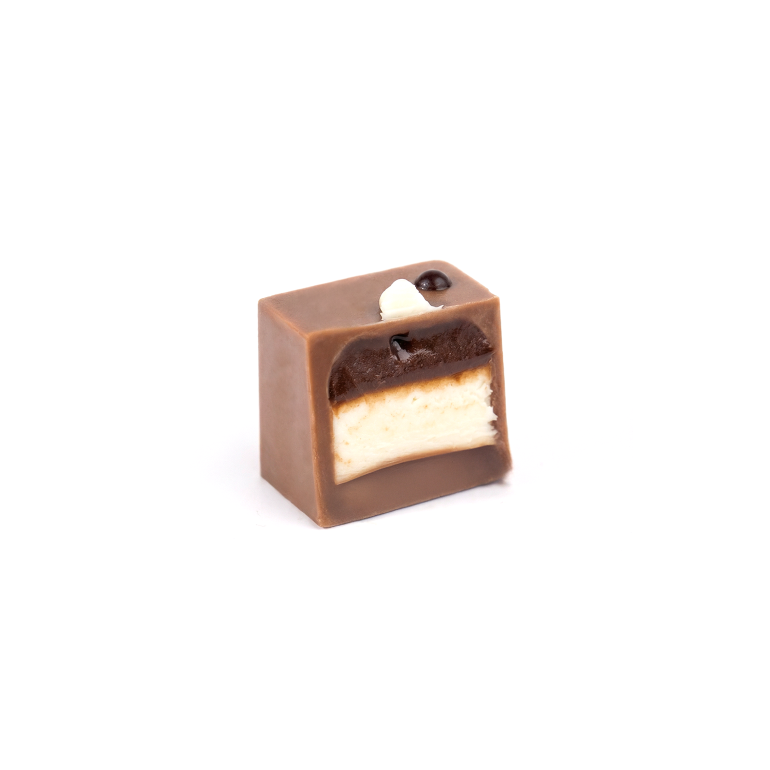 Milk Chocolate with Coffee Ganache & Vanilla Cream
