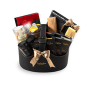 Luxury Camel Leather Hamper Dates Gift Set