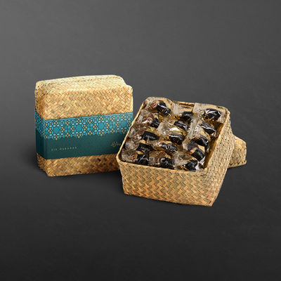 Handmade Palm Eid Assorted Date Box - 1kg
