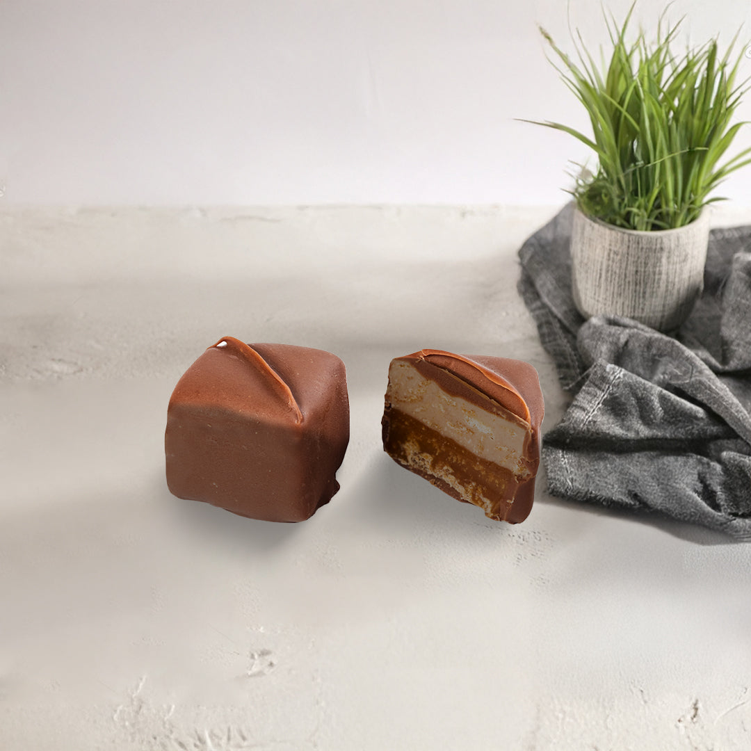 Milk Chocolate Filled With Caramel & Hazelnut Praline