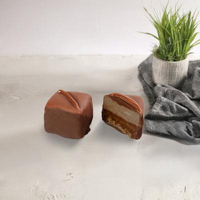 Milk Chocolate Filled With Caramel & Hazelnut Praline