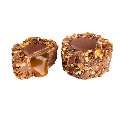 Milk Chocolate With Hazelnut & Caramel Filling