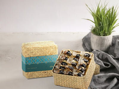 Handmade Palm Eid Assorted Date Box - 400g