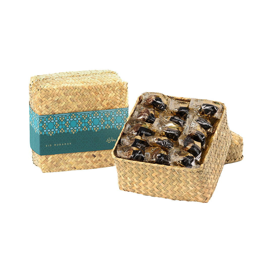 Handmade Palm Eid Assorted Date Box - 400g