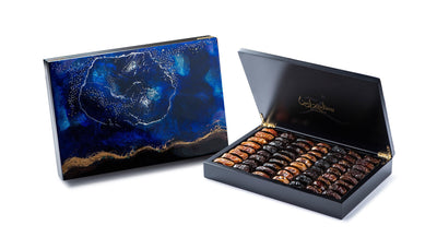 Night Sky-Inspired Resin Wooden Box