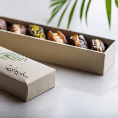 7 Piece Gourmet Healthy Stuffed Dates Box