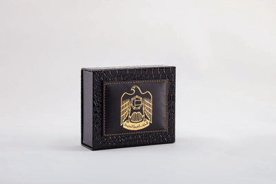 Leather Box with UAE Logo