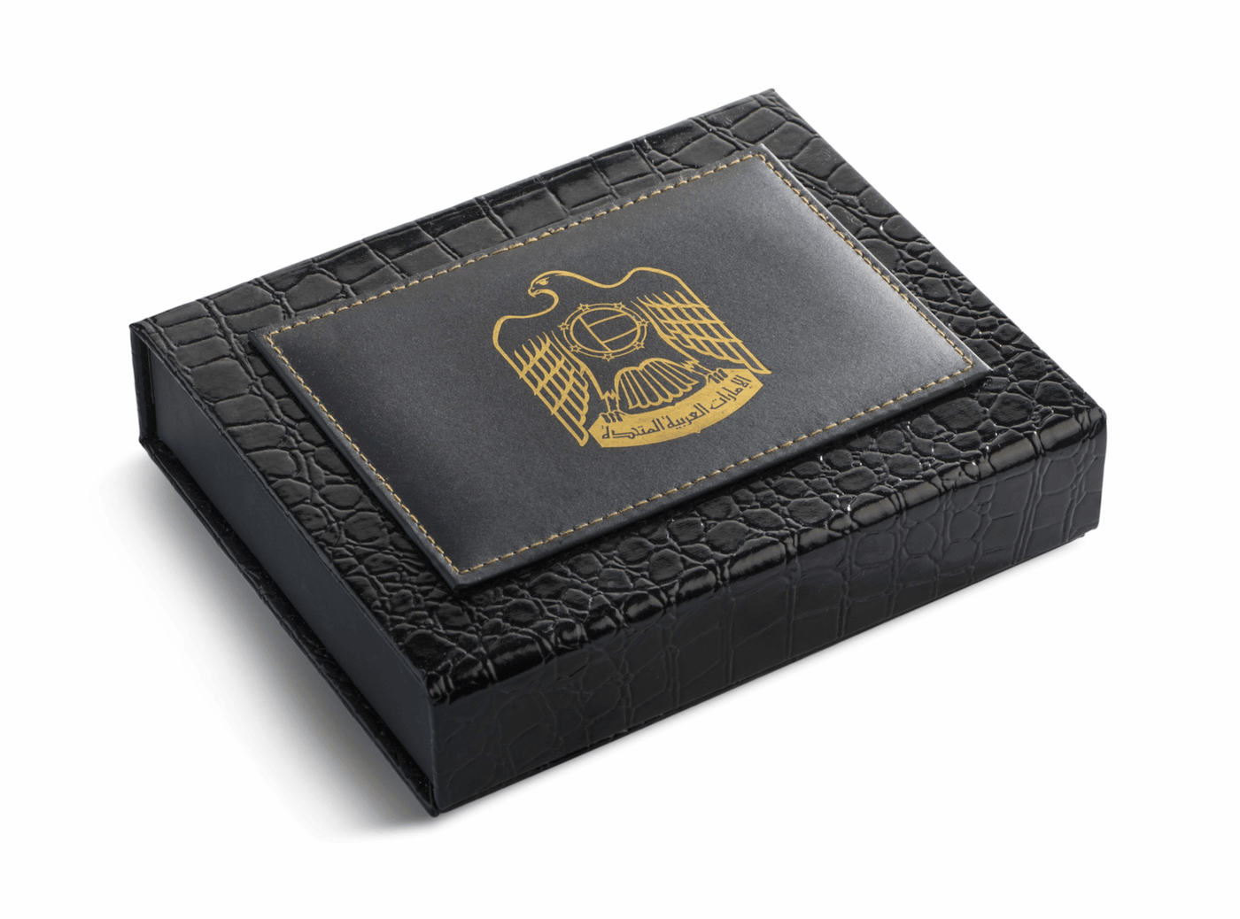 Leather Box with UAE Logo
