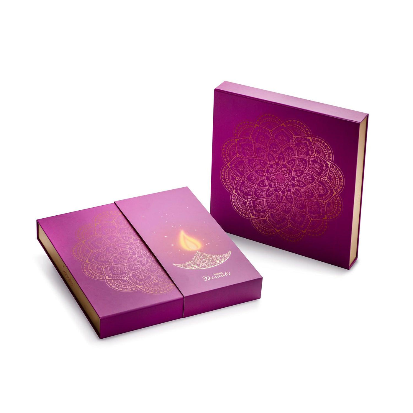 Purple Diwali Date Box