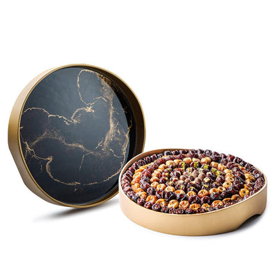 Resin Desert Round Tray & Emirati Date Set